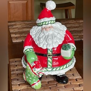 Fitz and Floyd Santa cookie jar!